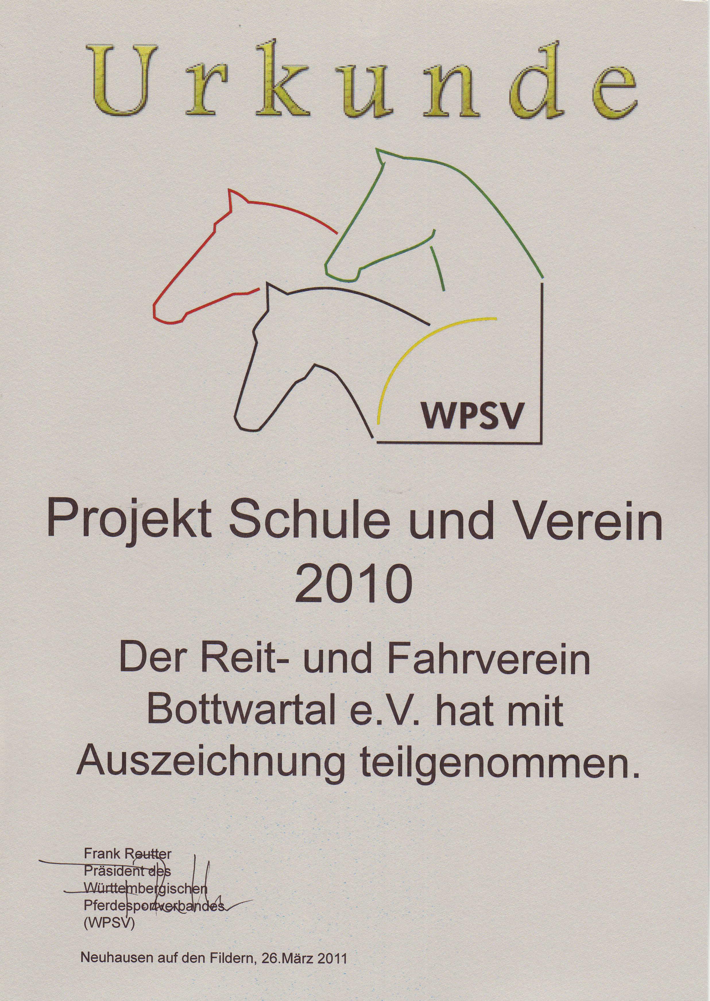 Auszeichnung 2011
